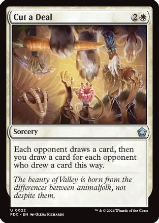 Image of Cut a Deal (FDC-022) - Commander: Foundations