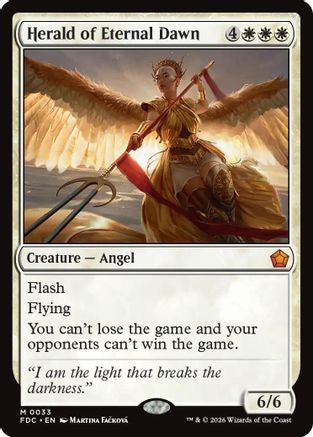 Image of Herald of Eternal Dawn (FDC-033) - Commander: Foundations