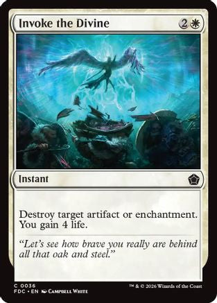 Image of Invoke the Divine (FDC-036) - Commander: Foundations