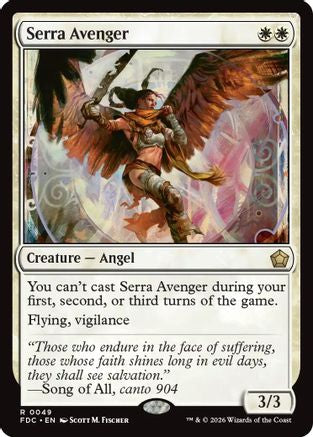 Image of Serra Avenger (FDC-049) - Commander: Foundations