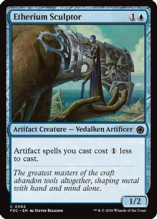 Image of Etherium Sculptor (FDC-062) - Commander: Foundations