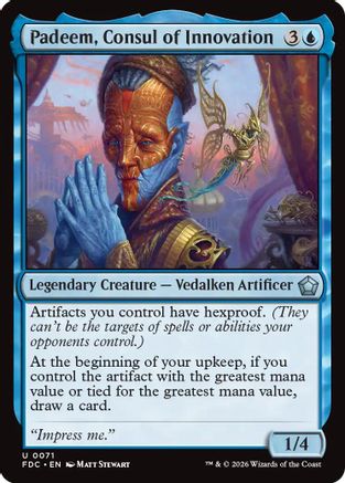 Image of Padeem, Consul of Innovation (FDC-071) - Commander: Foundations
