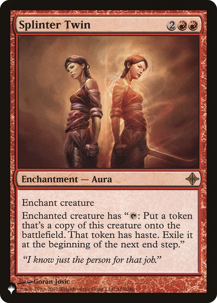 Image of Splinter Twin (LIST-ROE-165) - The List