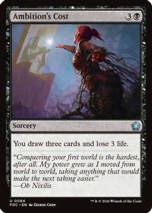 Image of Ambition's Cost (FDC-084) - Commander: Foundations