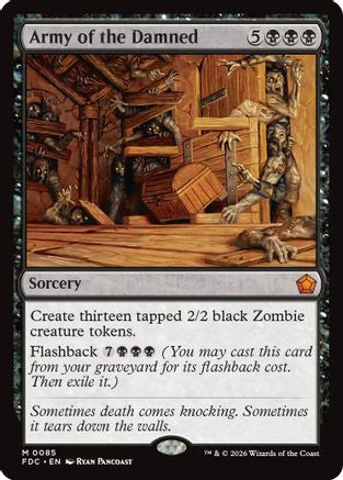 Image of Army of the Damned (FDC-085) - Commander: Foundations