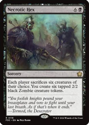 Image of Necrotic Hex (FDC-118) - Commander: Foundations