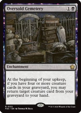 Image of Oversold Cemetery (FDC-122) - Commander: Foundations