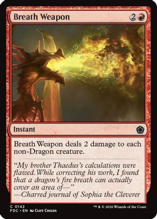 Image of Breath Weapon (FDC-142) - Commander: Foundations