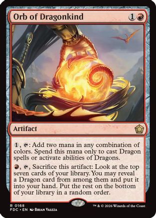 Image of Orb of Dragonkind (FDC-168) - Commander: Foundations