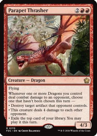 Image of Parapet Thrasher (FDC-170) - Commander: Foundations
