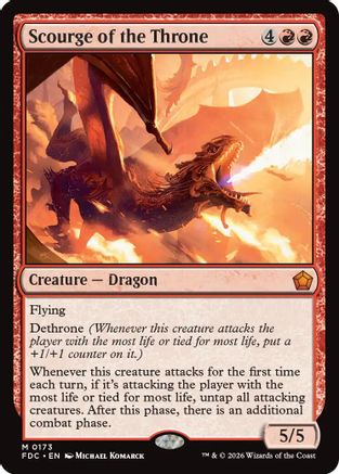 Image of Scourge of the Throne (FDC-173) - Commander: Foundations