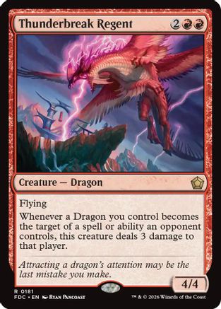 Image of Thunderbreak Regent (FDC-181) - Commander: Foundations