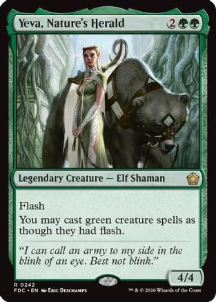 Image of Yeva, Nature's Herald (FDC-242) - Commander: Foundations