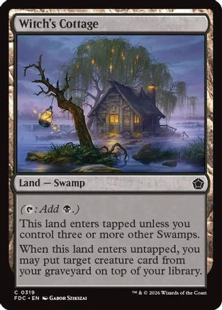 Image of Witch's Cottage (FDC-319) - Commander: Foundations
