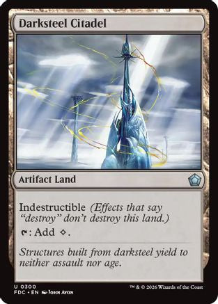 Image of Darksteel Citadel (FDC-300) - Commander: Foundations