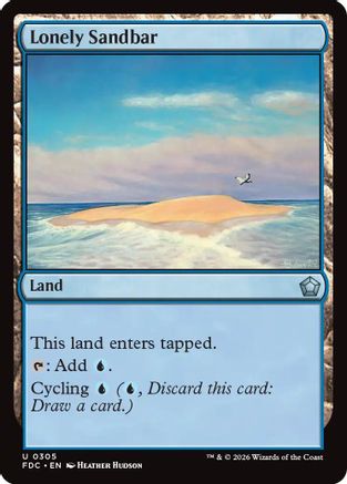 Image of Lonely Sandbar (FDC-305) - Commander: Foundations