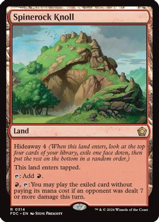 Image of Spinerock Knoll (FDC-314) - Commander: Foundations