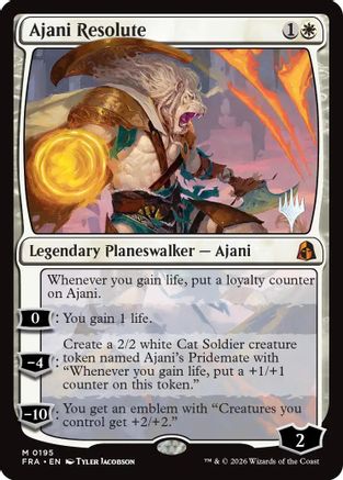 Image of Ajani Resolute (PPFRA-195) - Promo Pack: Reality Fracture Foil