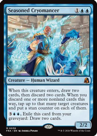 Image of Seasoned Cryomancer (PPFRA-038) - Promo Pack: Reality Fracture Foil