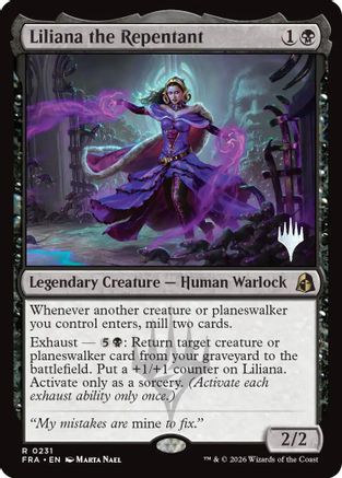 Image of Liliana the Repentant (PPFRA-231) - Promo Pack: Reality Fracture Foil