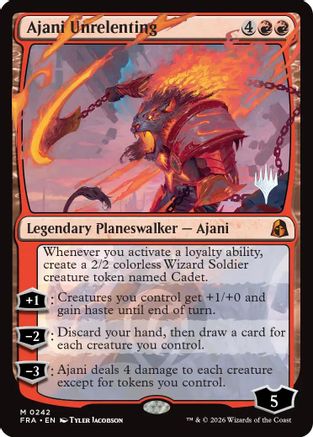 Image of Ajani Unrelenting (PPFRA-242) - Promo Pack: Reality Fracture