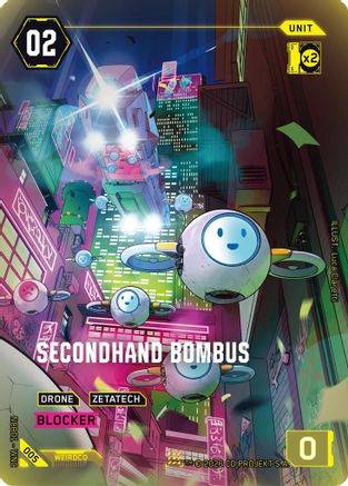 Image of Secondhand Bombus (005) - Night City Brawl Season 1 Foil