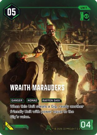 Image of Wraith Marauders (011) - Night City Brawl Season 1 Foil