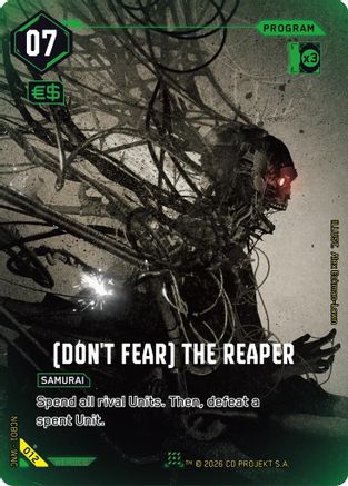 Image of (Don't Fear) The Reaper (012) - Night City Brawl Season 1 Foil