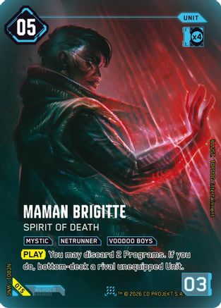 Image of Maman Brigitte - Spirit of Death (015) - Night City Brawl Season 1 Foil