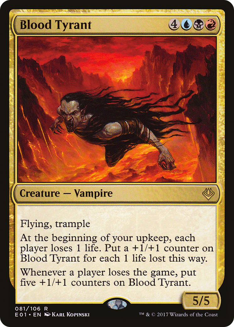 Image of Blood Tyrant (AC2-081) - Archenemy: Nicol Bolas