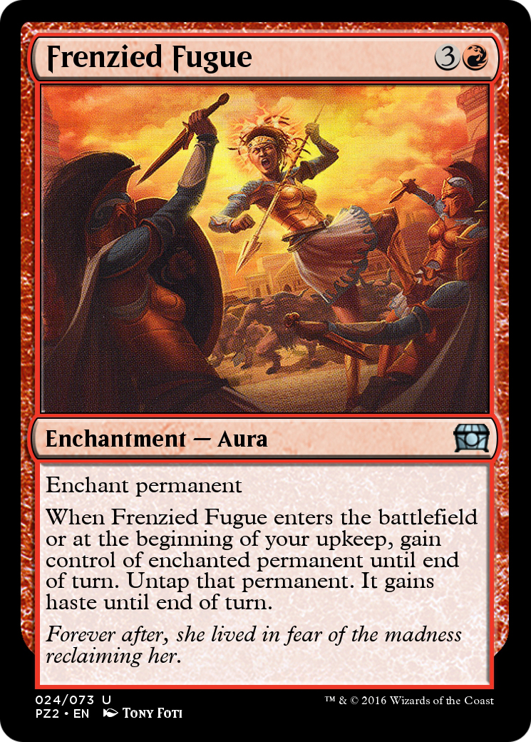 Image of Frenzied Fugue (PZ2-024) - Treasure Chest Foil