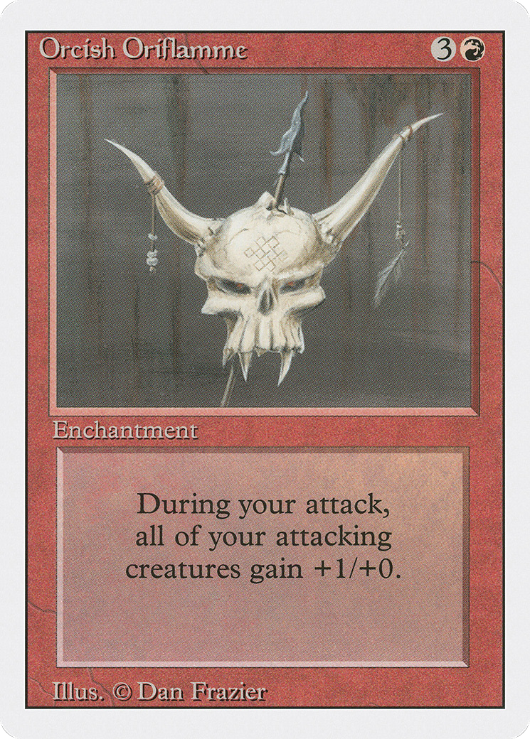 Image of Orcish Oriflamme (3ED-) - Revised Edition