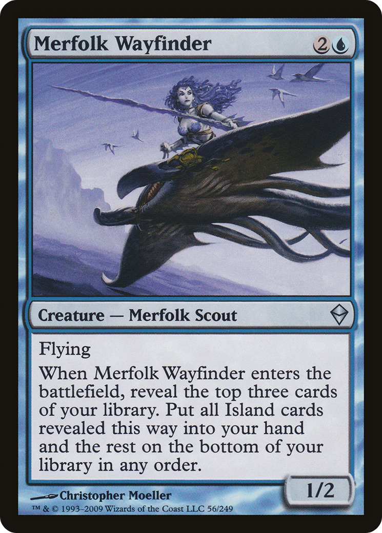 Image of Merfolk Wayfinder (ZEN-056) - Zendikar