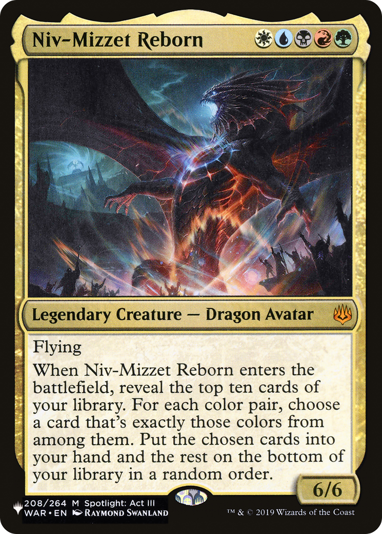 Image of Niv-Mizzet Reborn (LIST-WAR-208) - The List