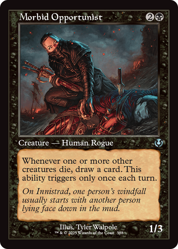 Image of Morbid Opportunist (Retro Frame) (INR-388) - Innistrad Remastered Foil