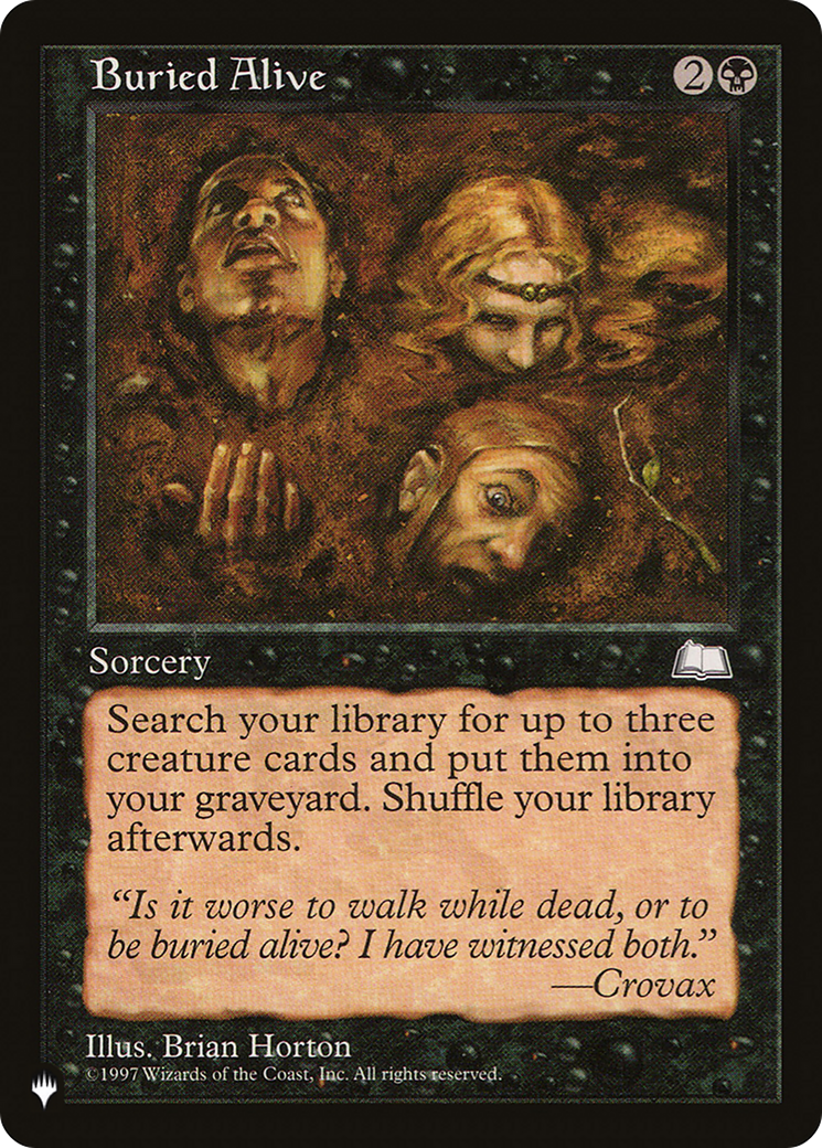 Image of Buried Alive (LIST-WTH-63) - The List