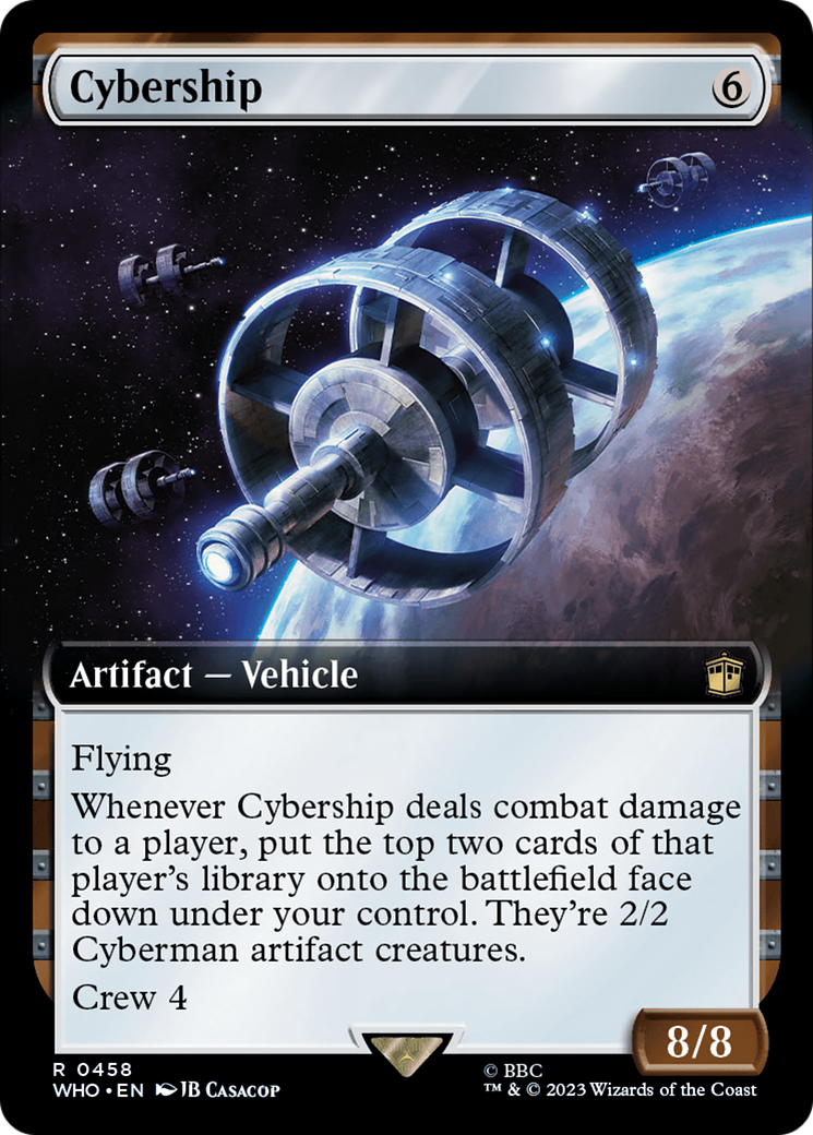 Image of Cybership (Extended Art) (WHO-458) - Doctor Who: (Extended Art) Foil