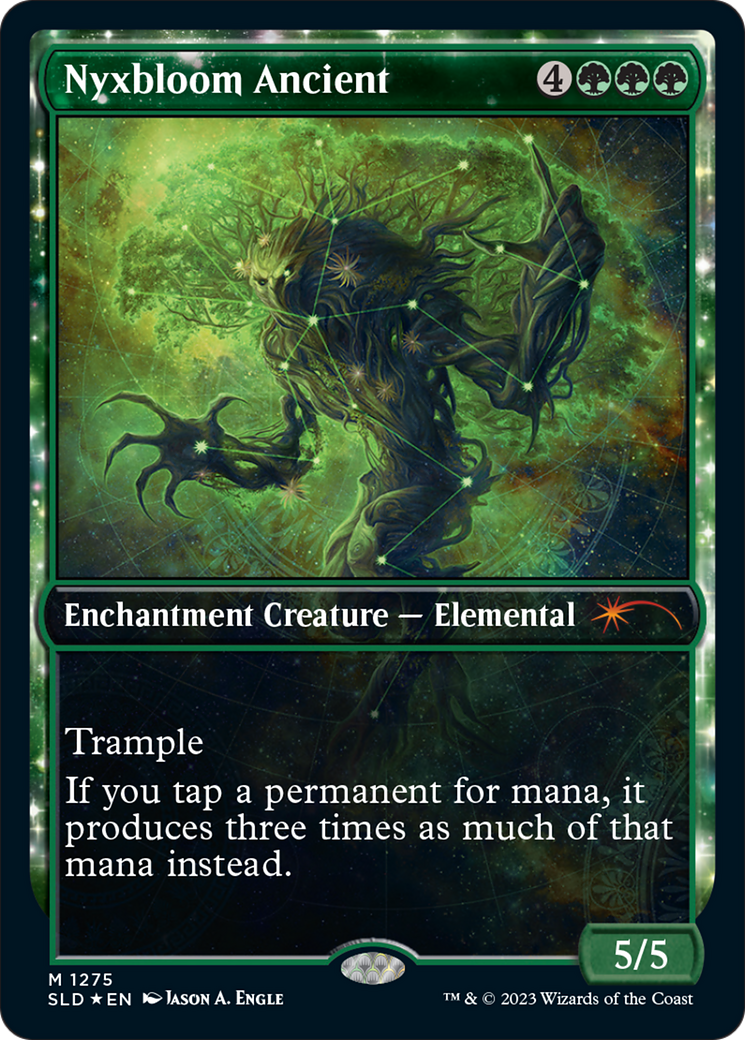 Image of Nyxbloom Ancient (Halo Foil) (SLD-1275) - Secret Lair Drop: (Showcase, enchantment) Foil