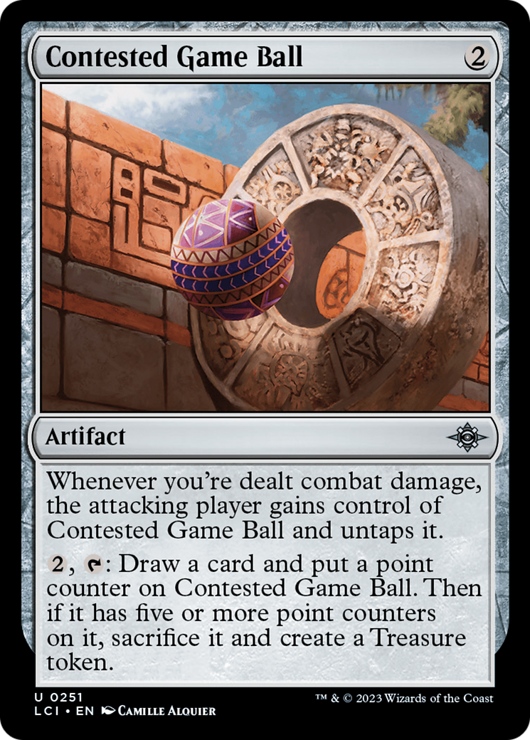 Image of Contested Game Ball (LCI-251) - The Lost Caverns of Ixalan Foil