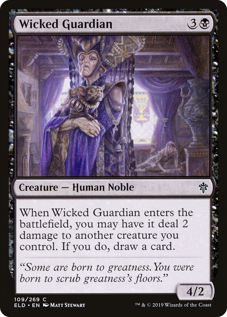 Image of Wicked Guardian (ELD-109) - Throne of Eldraine