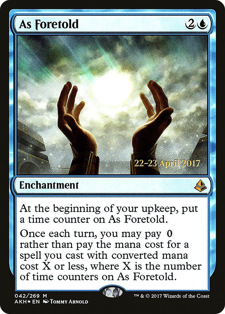 Image of As Foretold (PRE-042) - Amonkhet Promos Foil