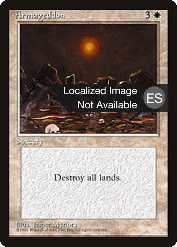 Image of Armageddon (4BB-255) - Fourth Edition Foreign Black Border