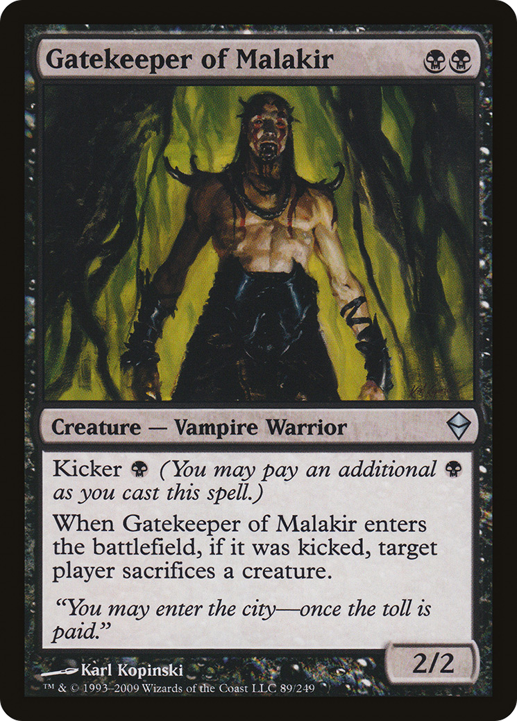 Image of Gatekeeper of Malakir (ZEN-089) - Zendikar