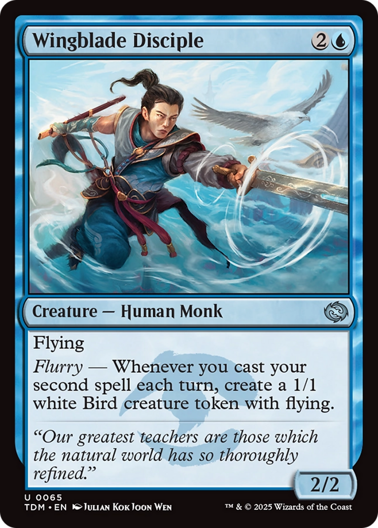 Image of Wingblade Disciple (TDM-065) - Tarkir: Dragonstorm