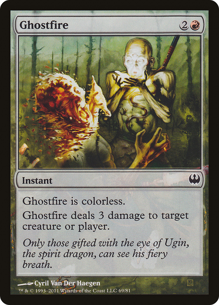 Image of Ghostfire (DDG-069) - Duel Decks: Knights vs. Dragons