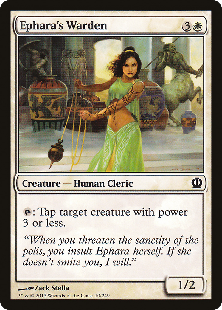 Image of Ephara's Warden (THS-010) - Theros