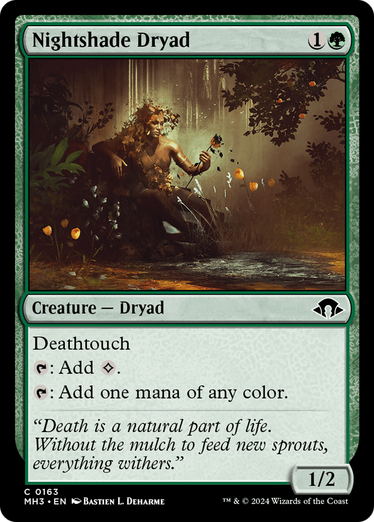 Image of Nightshade Dryad (MH3-163) - Modern Horizons 3