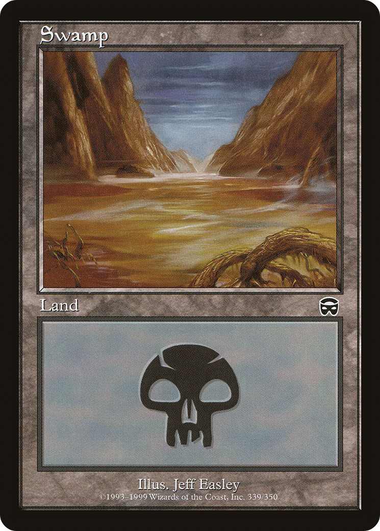 Image of Swamp (339) (MMQ-339) - Mercadian Masques Foil