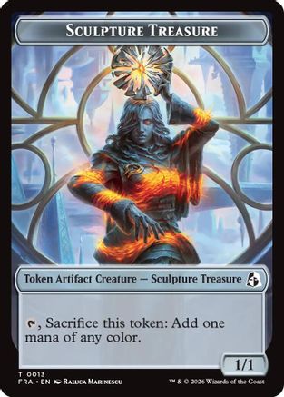 Image of Sculpture Treasure // Beast Double-Sided Token (FRA-13 // 8) - Reality Fracture