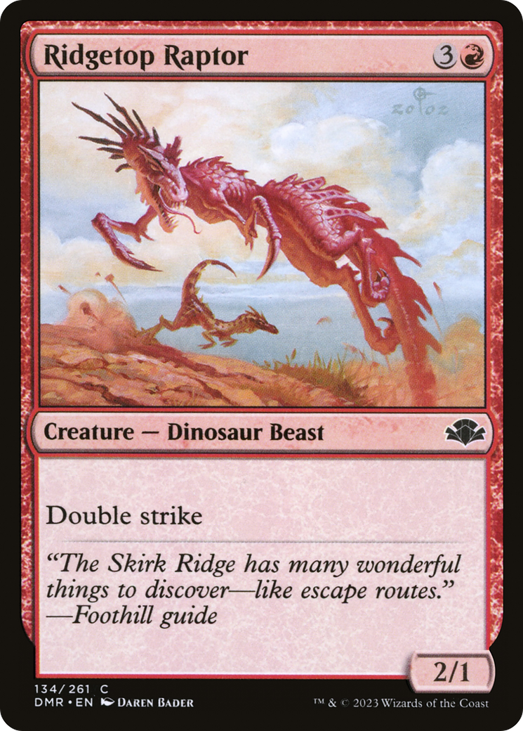 Image of Ridgetop Raptor (DMR-134) - Dominaria Remastered